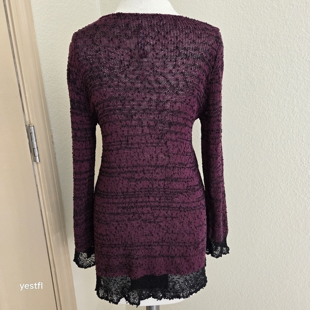 Georgina Estefania knit putple top M punk grunge - Picture 8 of 8